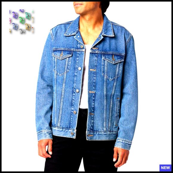 Classic Denim Trucker Jacket Regular Fit Retro Y2K Chic Lightweight Layering